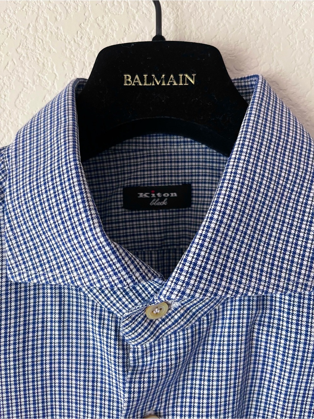 Kiton micro houndstooth button down - Picture 2 of 16